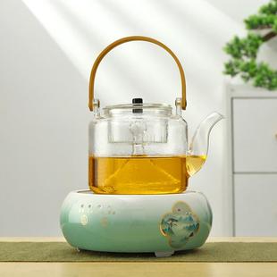 陶瓷电陶炉煮茶炉煮茶器静音泡茶迷你电磁炉小型烧水玻璃铁壶家用