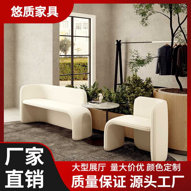 网红轻奢服装店换鞋凳现代简约床尾凳入户穿鞋衣帽间长条沙发凳