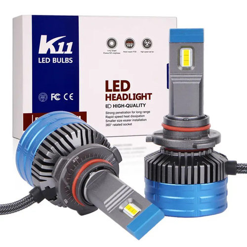 K11 55W 6000K LED汽车前大灯H4 H7 H11 9005 9006 LED汽车车灯 L
