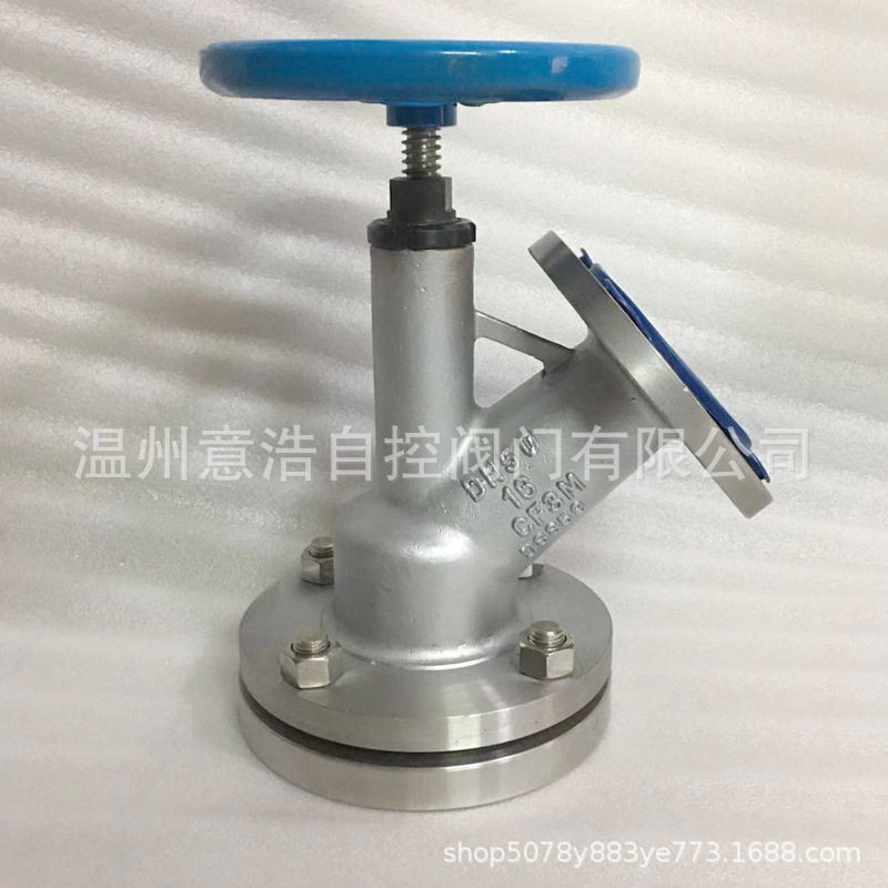304不锈钢手动上展放料阀反应釜底阀储罐容器排料阀DN25324050