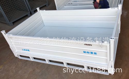 非标金属周转箱、铁板箱、堆垛架、物流台车、定位料架、料箱