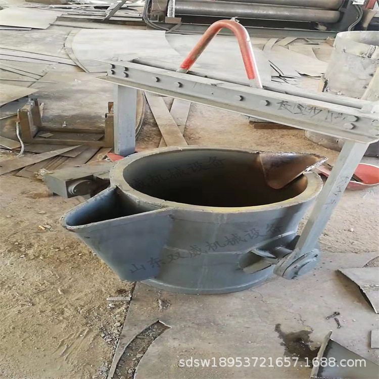 铸造用手动电动式铁水浇包 8吨钢铁浇注球化包12吨铁水包厂家