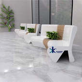 玻璃钢商场花盆座椅美陈休闲异型凳户外公园改造休息等候坐椅厂家