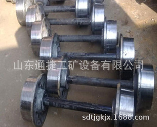 矿车轮对轮径300mm轨距600mm 矿车轮 矿车轮对  铸钢实心矿车轮对