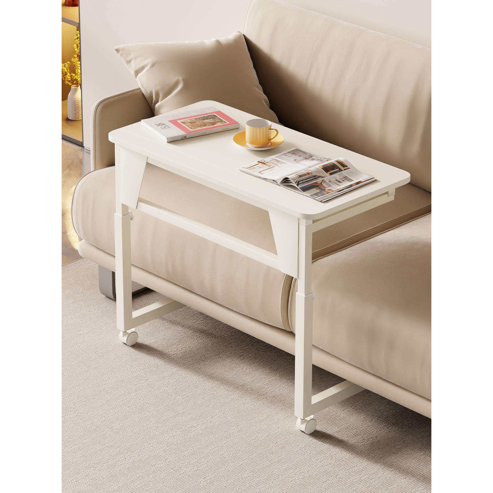 折叠桌床边桌升降移动沙发边桌学生写字书桌家用简易卧室电脑桌子