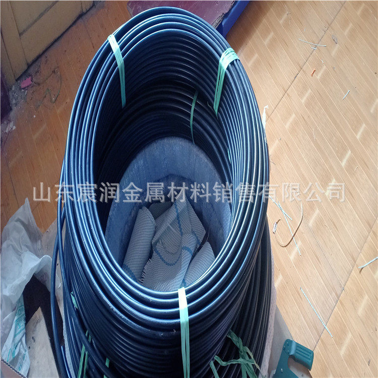 供应:河南包塑PVC包塑黑皮紫铜管6*18*110*112*116*1mm