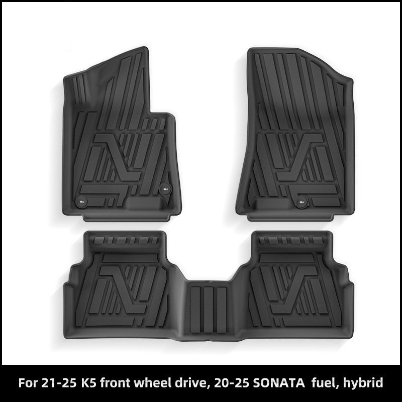 适用于21-25款起亚K5/20-25款索纳塔SONATA汽车脚垫全TPE脚垫跨境