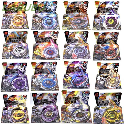 H Hot-Selling Gyro Toy Multi-Combat Gyro Constellation Battle Gyro Color Box with Launcher Steel Battle Soul 4D