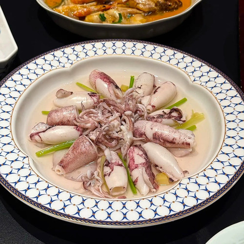 高档会所商用陶瓷炒菜盘子饭店冷菜盘酒店意境菜盘高级感创意餐具