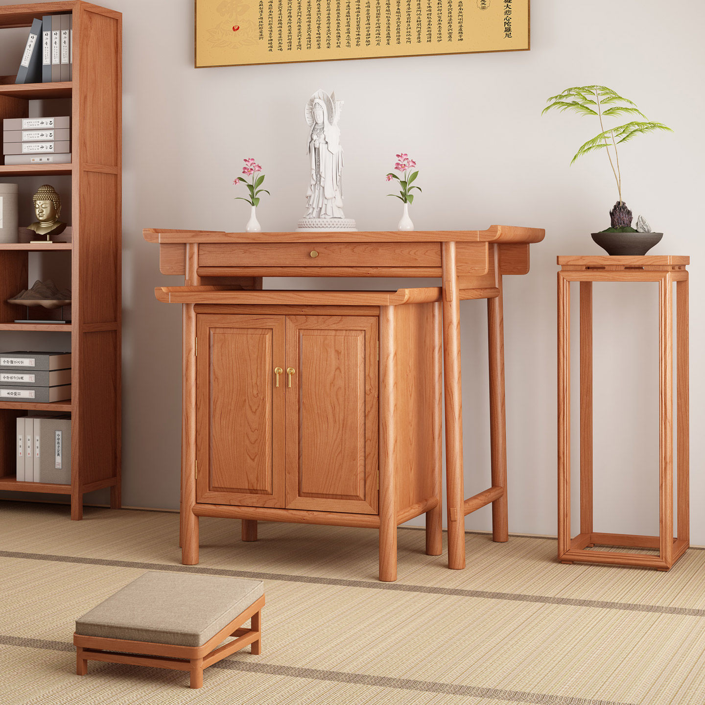实木供桌香案家用佛柜明式神台佛台佛桌家用佛堂加宽佛龛柜贡台桌,住宅家具,供桌,淘宝优惠券,粉丝福利购,淘宝优惠卷