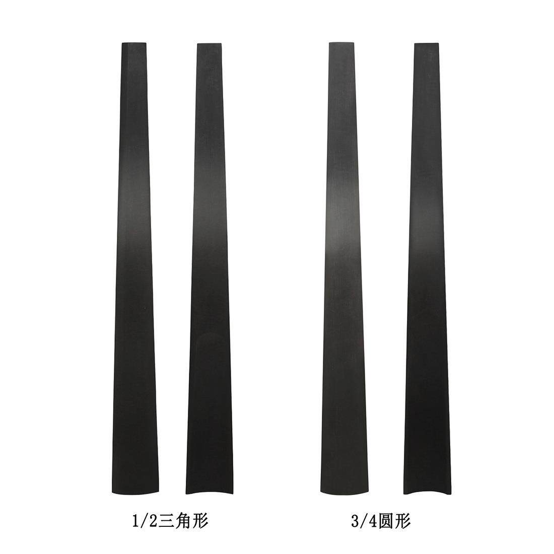 新品低音大贝司指板78cm乌木圆形三角形指板低音贝斯指板提琴配件