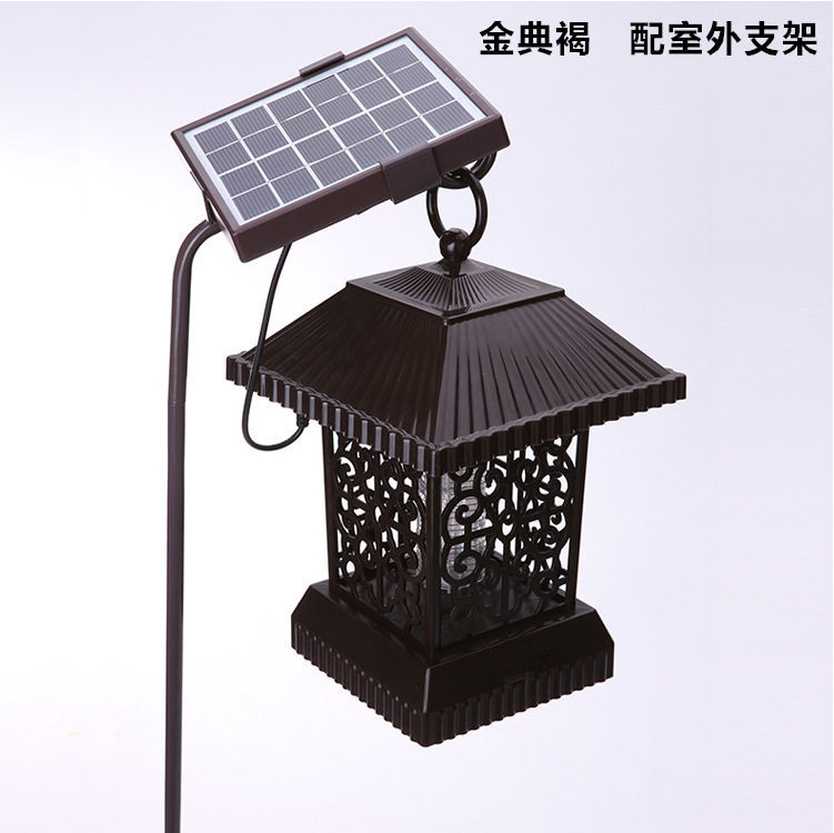 户外太阳能灭蚊灯 航科 厂家直销LED别墅花园家用草坪防水捕蚊器