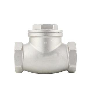 H14W-16P 304不锈钢内螺纹旋启式止回阀DN15 20 25 32 40 50 65