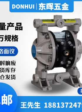 BSK气动隔膜泵BP15PP-P991/PTT4/PBB1-B抛光液容积泵1/2寸往复泵