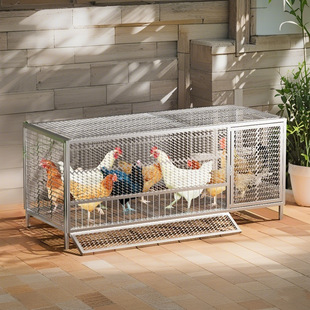 2026鸡笼子室内外家用大号养鸡笼农村鸡舍鸡窝鸡房子鸡棚铁丝网鸭