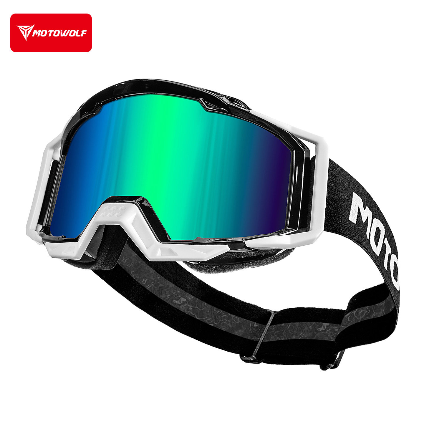 摩多狼摩托车风镜复古机车眼镜头盔挡风防雾镀彩透明近视护目镜