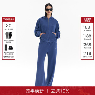 女秋冬新款 CalledBack运动休闲套装 加厚卫衣卫裤 李一桐同款