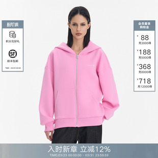 Called 潮流纯色简约百搭宽松上衣 Back连帽卫衣外套女2026春季