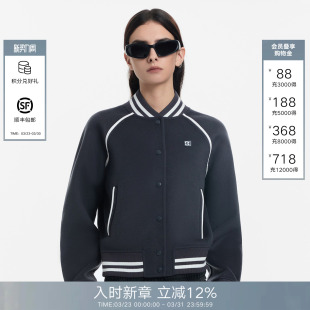 复古百搭显瘦减龄上衣 美式 Called Back棒球服外套女2026春夏新款