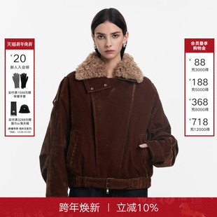 Current 新款 系列 Back羽绒夹克女2025年冬季 毛领外套 Called