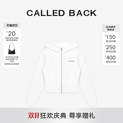 CalledBack连帽卫衣外套上衣