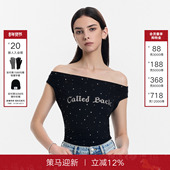 Back烫钻背心女2025夏季 新款 修身 Called 显瘦百搭无袖 上衣