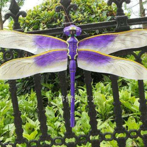 风筝风筝风筝不飞传统道具竹子潍坊小蜻蜓骨架舞台风筝新