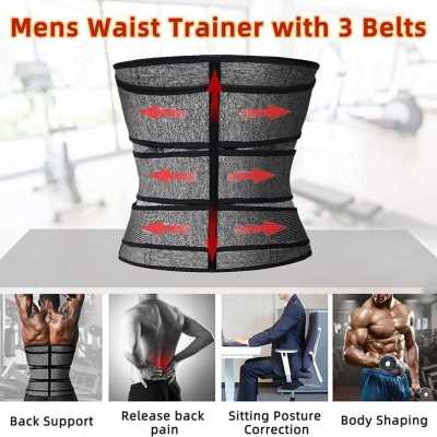 网红Men's sports fitness belts toning fitness wear a belt