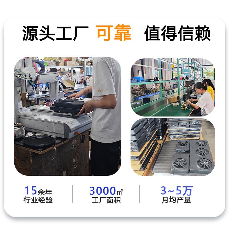 蜘蛛10寸汽车音响车用超薄炮汽车音箱可放车椅有源车载低音炮10寸