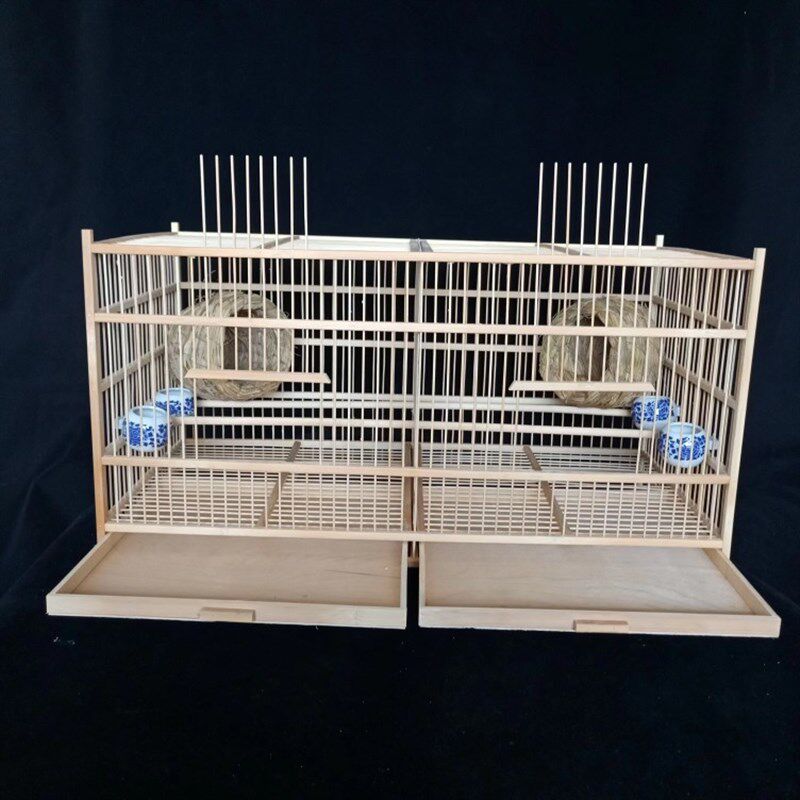 推荐玉鸟繁殖笼双格繁殖r笼笼文鸟繁殖珍珠鸟繁殖笼金丝雀繁殖鸟