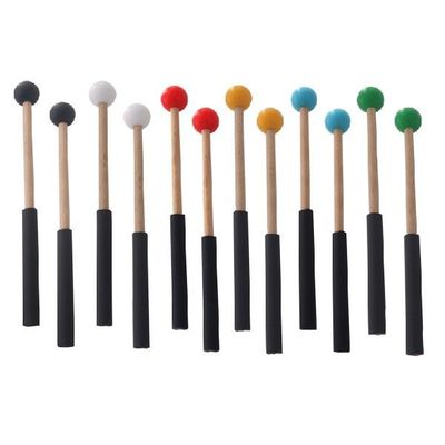 Musical Percussion Sticks Rubber Mallet Xylophone Bell