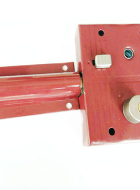 208大门锁 双门 木门 铁门 老式锁 农村防盗锁 红色 大门齿条锁