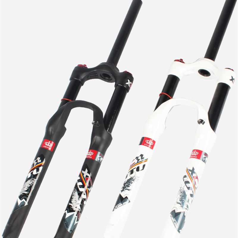 LUTU山地自行车阻尼龟兔调节 肩控锁死26 27.5 29寸避震前叉 气叉