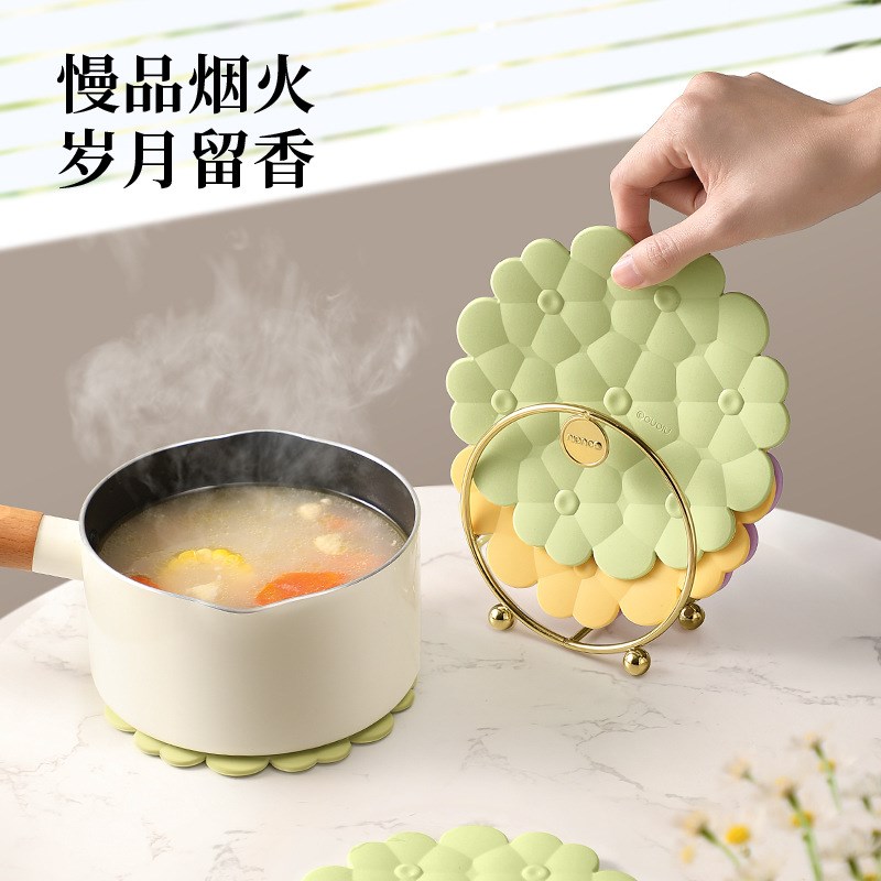 速发烫热垫餐桌防隔碗用硅胶家盘砂锅垫盘子菜垫子耐高温厚杯垫