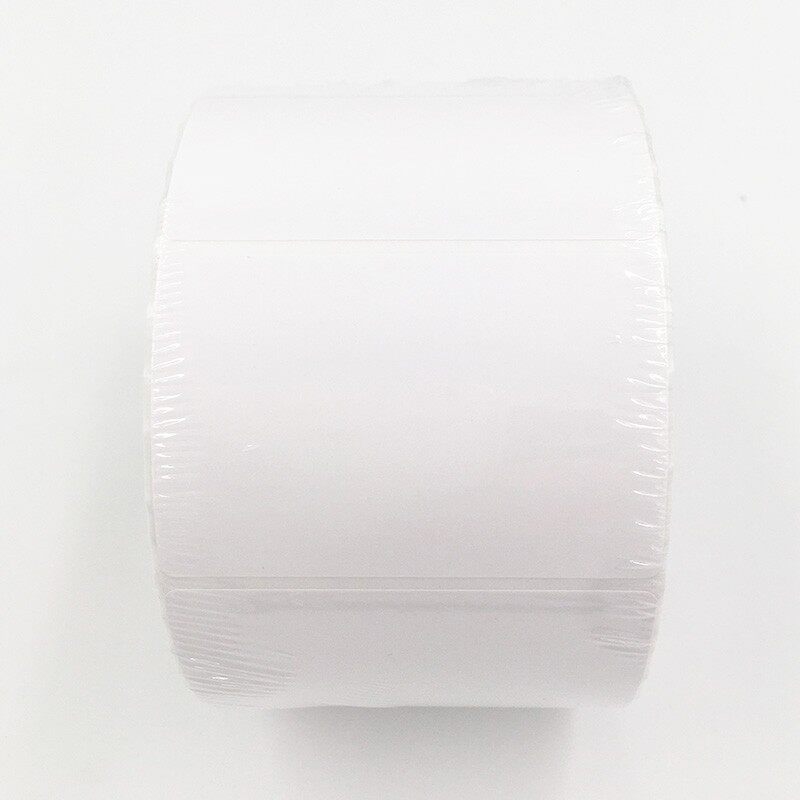 速发铜版纸不干胶 标签打印纸 条码纸空白贴纸 60*40*000张 圆角