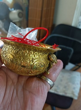 现货速发文财神聚宝盆套装五路财神招财摆件神像家居桌面镇宅玄关