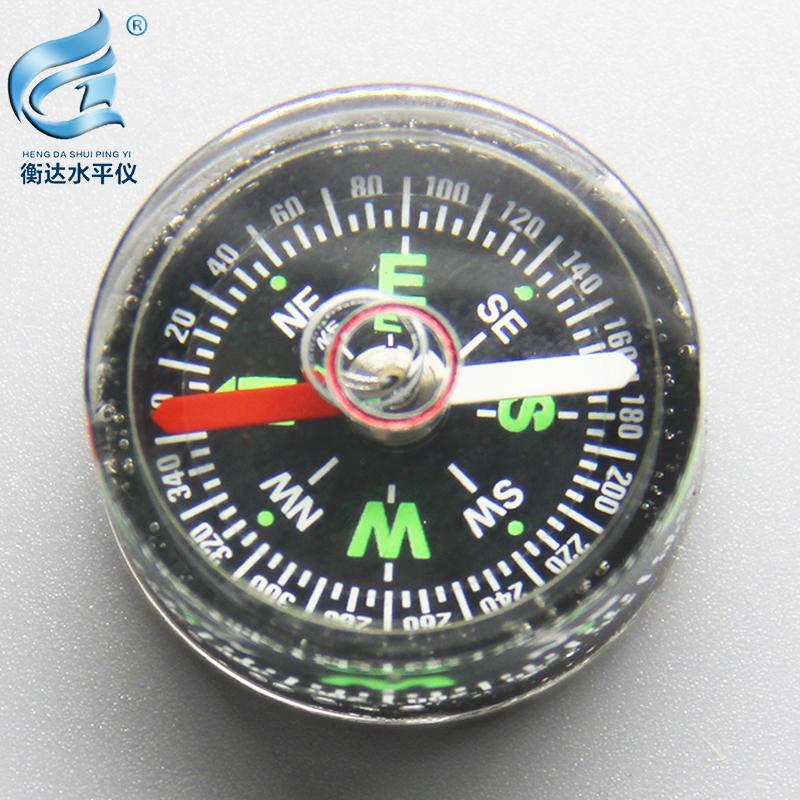 高精度水平泡指南针规格齐全带方向便携强磁防水迷你微型罗盘仪