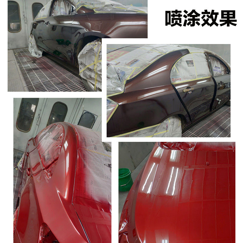 清漆汽车漆固化剂套装透明亮光油高光面漆轮毂超快干罩光清漆