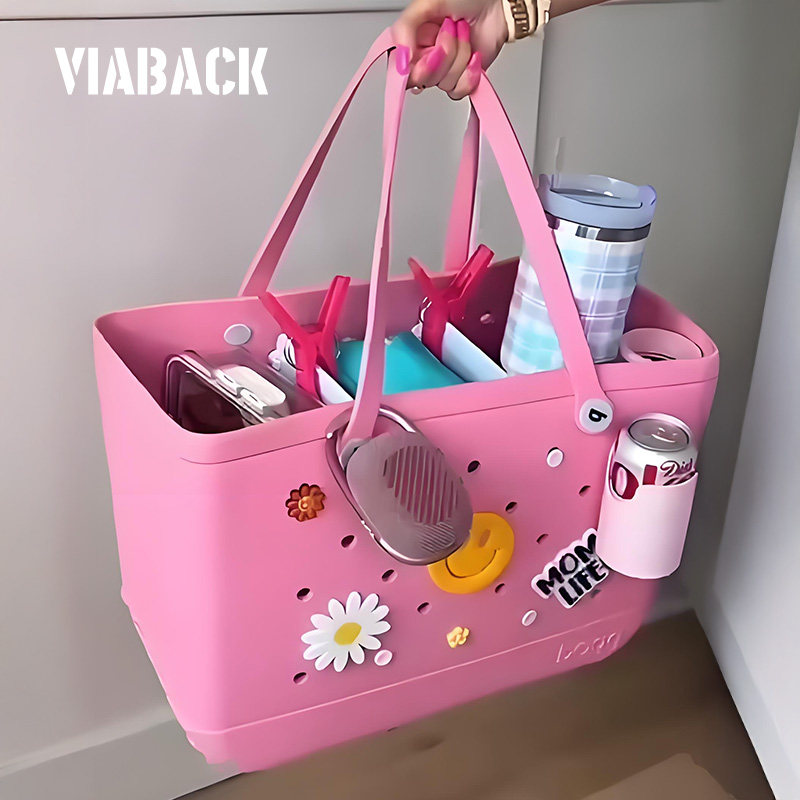 【外网超火】度假我选洞洞包！户外多巴胺沙滩包游泳包防水大容量,家庭/个人清洁工具,洗漱包,淘宝优惠券,粉丝福利购,淘宝优惠卷