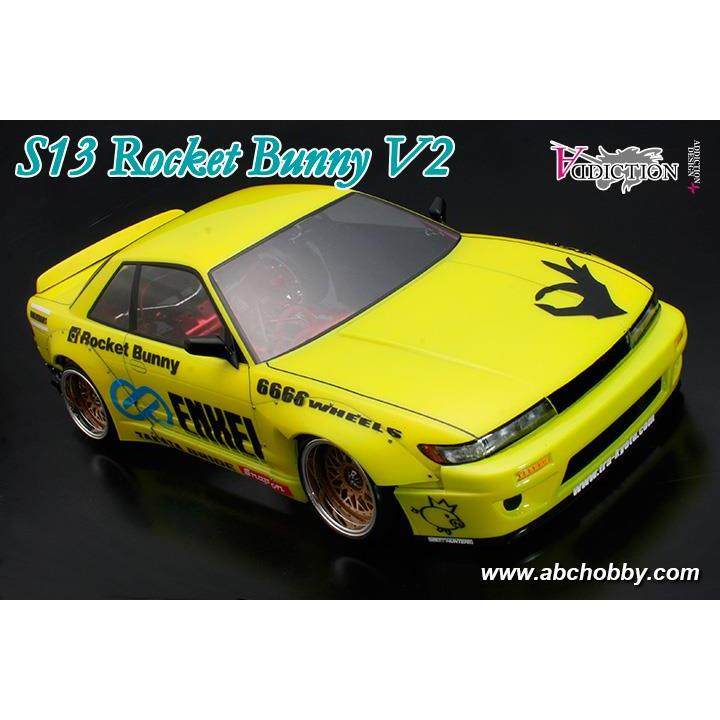 abc s13 rocket bunny火箭兔1/10漂移车壳宽体v2套装66174