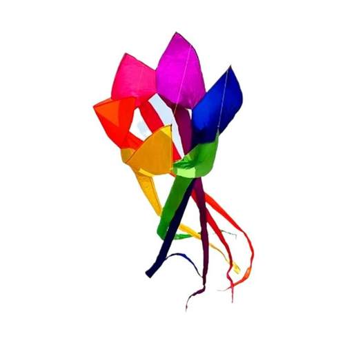 4米飘尾可旋转风筝挂件转尾红白蓝外贸螺旋尾巴旋转挂件潍坊风筝