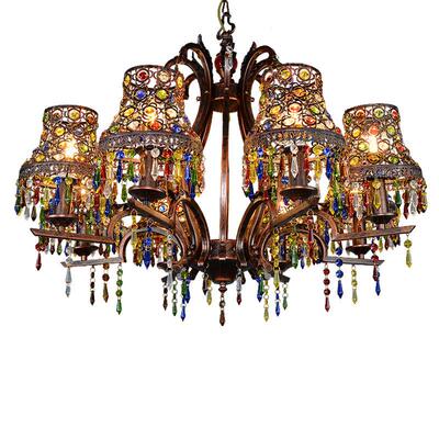 东南亚复古波西米亚吊灯创意咖啡馆西餐厅火锅店泰式异域风格灯具