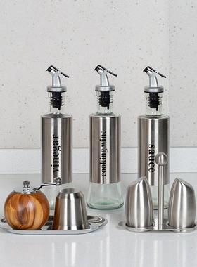 样板间厨房摆件组合软装饰品不锈钢锅具砧板展厅道具现代轻奢