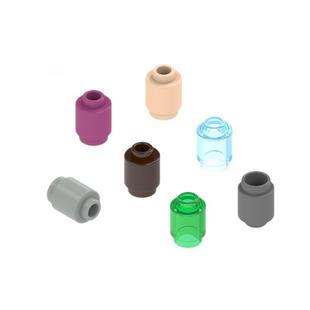 小颗粒3062拼装 1圆砖积木配件moc单色起订量7KG 益智1