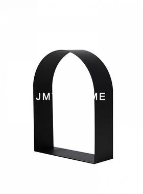 柜子简约金属拱门创意摆件家居客厅办公室酒柜书房茶几桌面装饰品