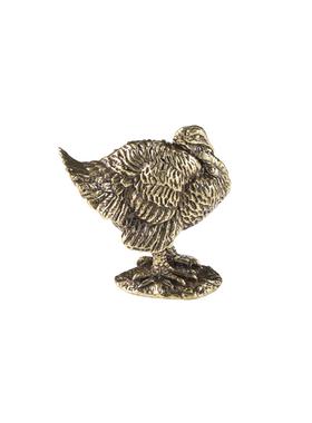 欧美创意大火鸡仿古玩做旧黄铜摆件装饰桌宠车宠铜工艺品