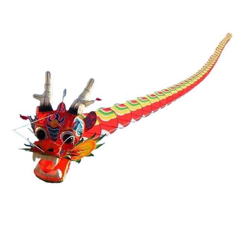 正宗潍坊龙头蜈蚣风筝大型传统非遗龙头装饰竹子轧制工艺品
