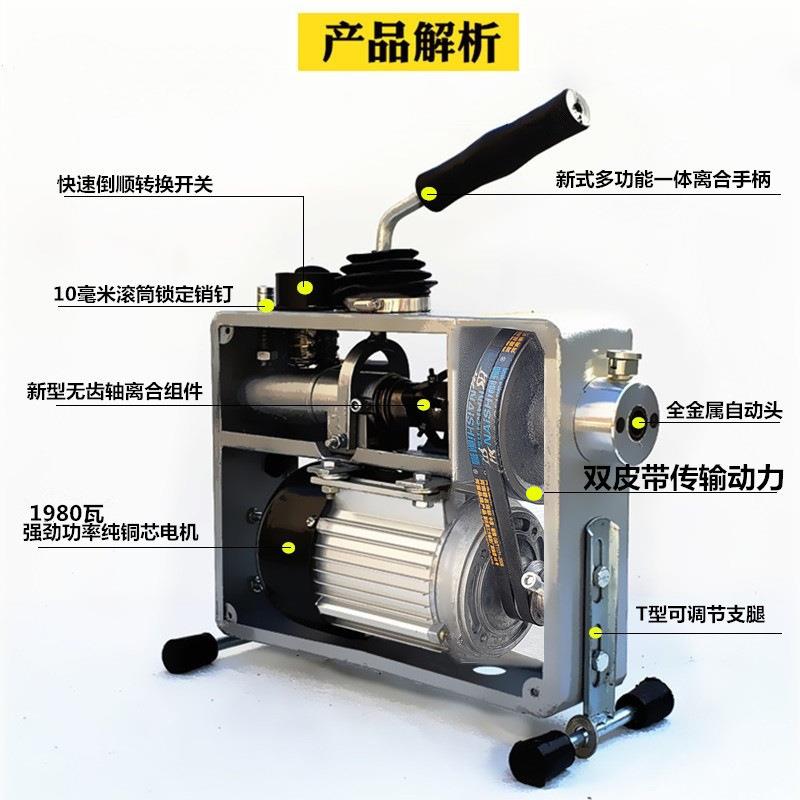 电动下水道疏通器厕所马桶堵塞工具专业管道疏通机全自动家用