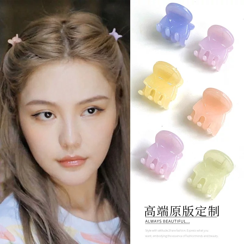 多巴胺糖果色迷你刘海抓夹