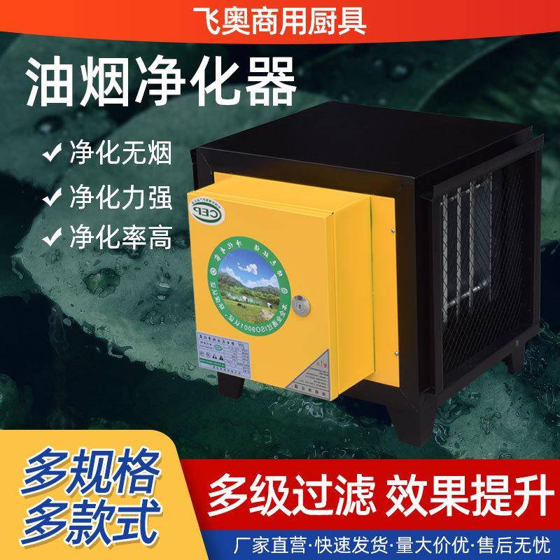 商用油烟净化器低空排放厨房净化器商用油烟机油雾净化分离器